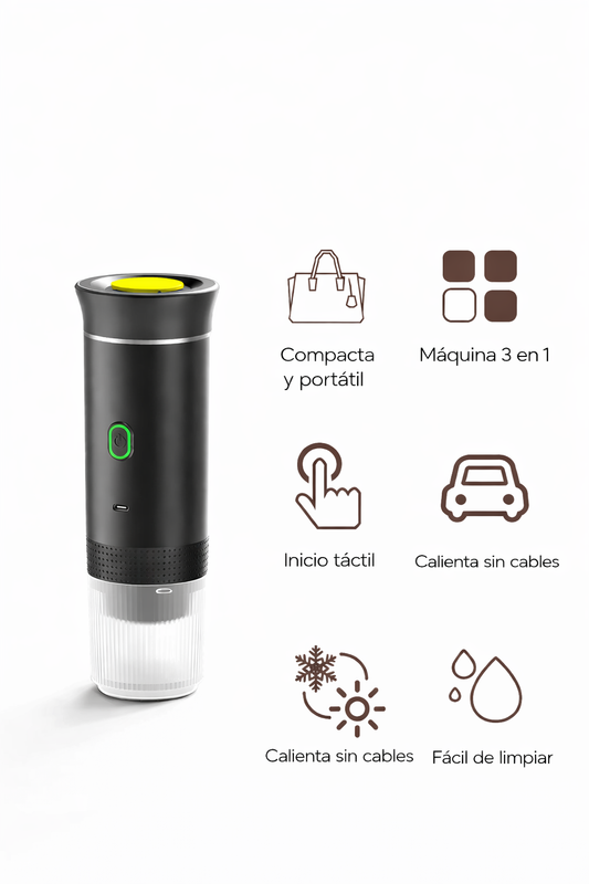Cafetera portátil 3 en 1